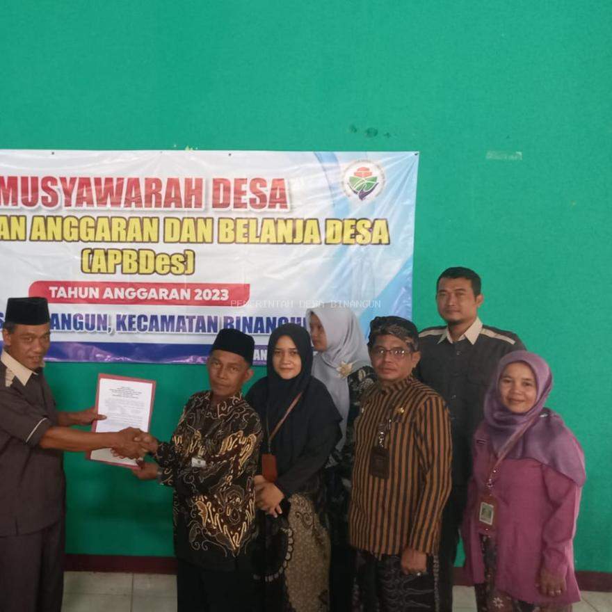 PENETAPAN APBDes TAHUN ANGGARAN 2023