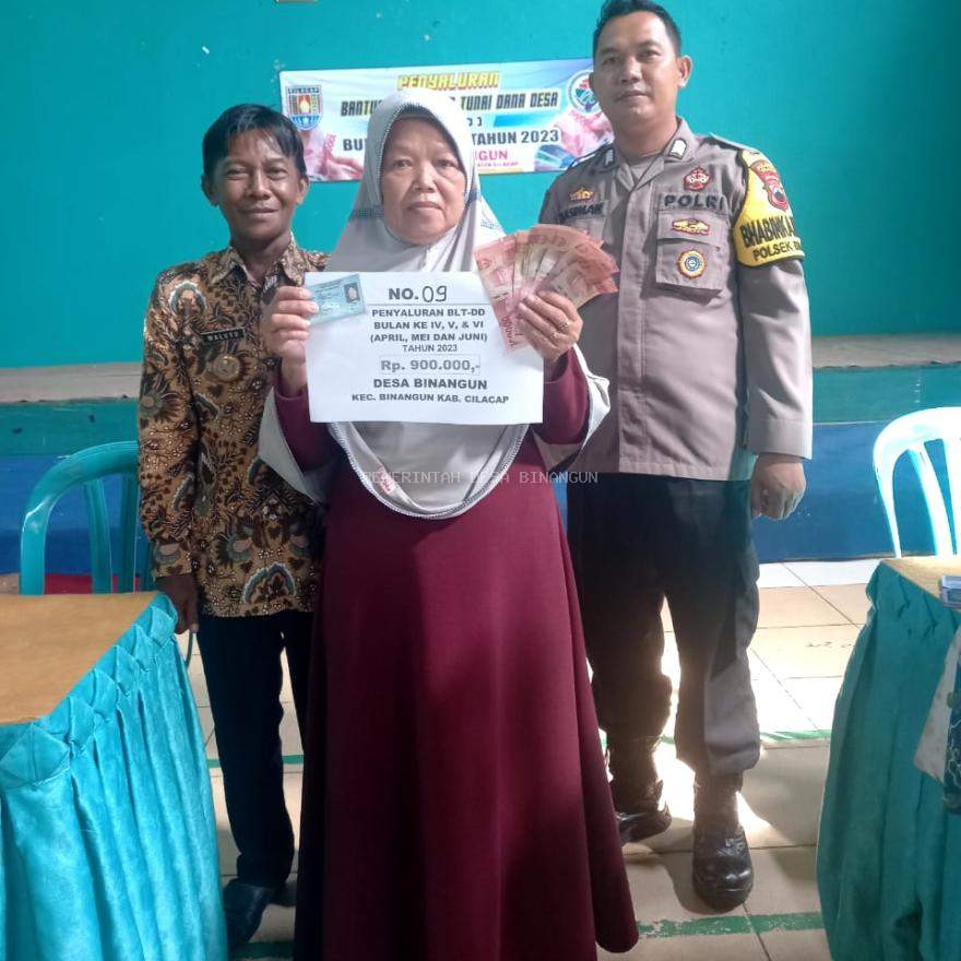 PENYALURAN BLT DD BULAN APRIL, MEI, JUNI TH 2023